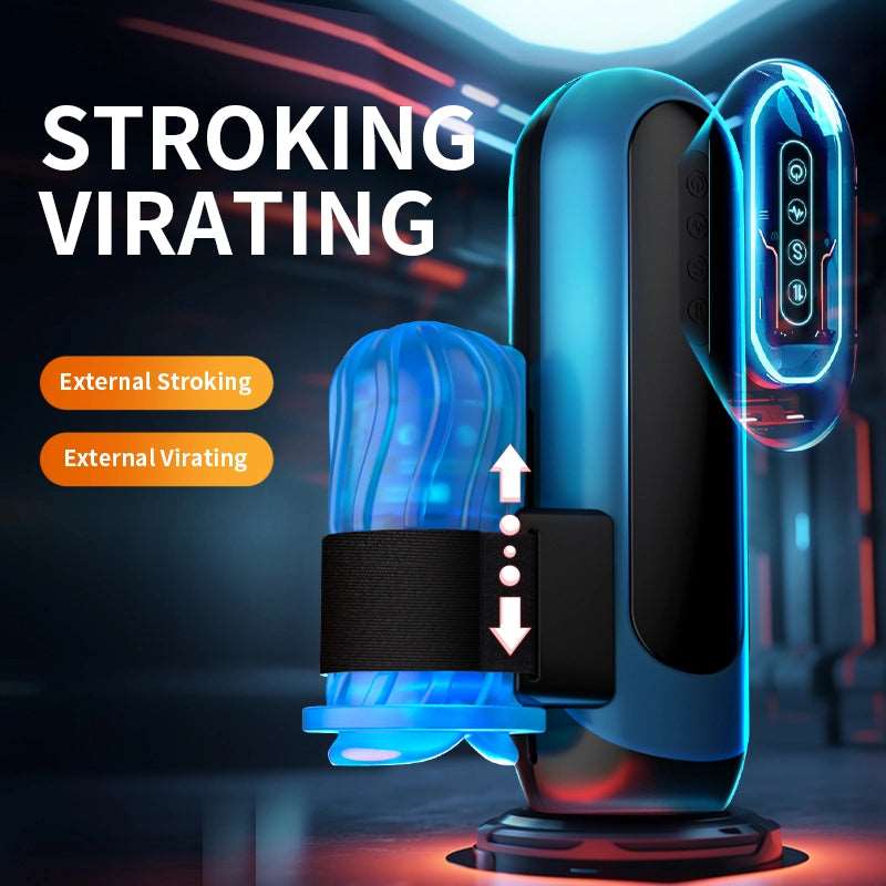 OC - Auto Thrusting Vibrating Stroker Male Masturbator