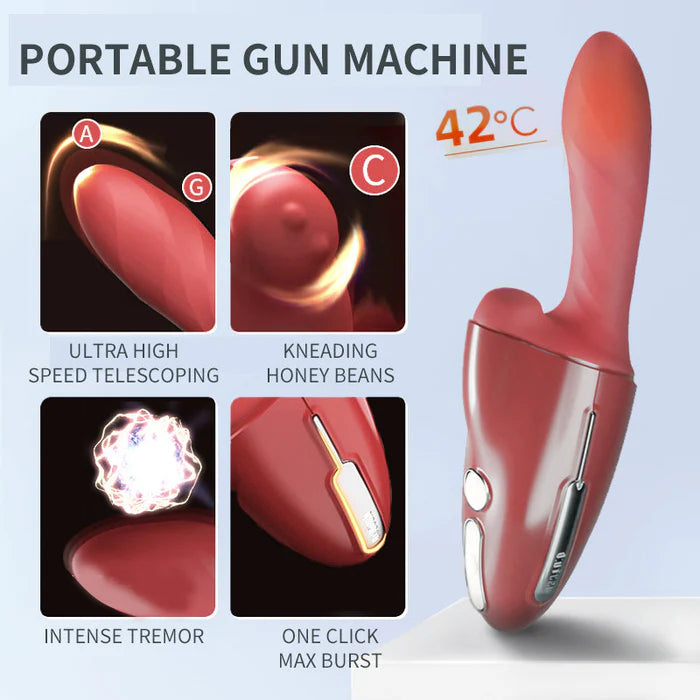 Ultimate Pleasure Experience: Warmth, Adjustable Speeds, Dual Stimulation, Powerful Vibrations, and Auto-Thrust Technology Device