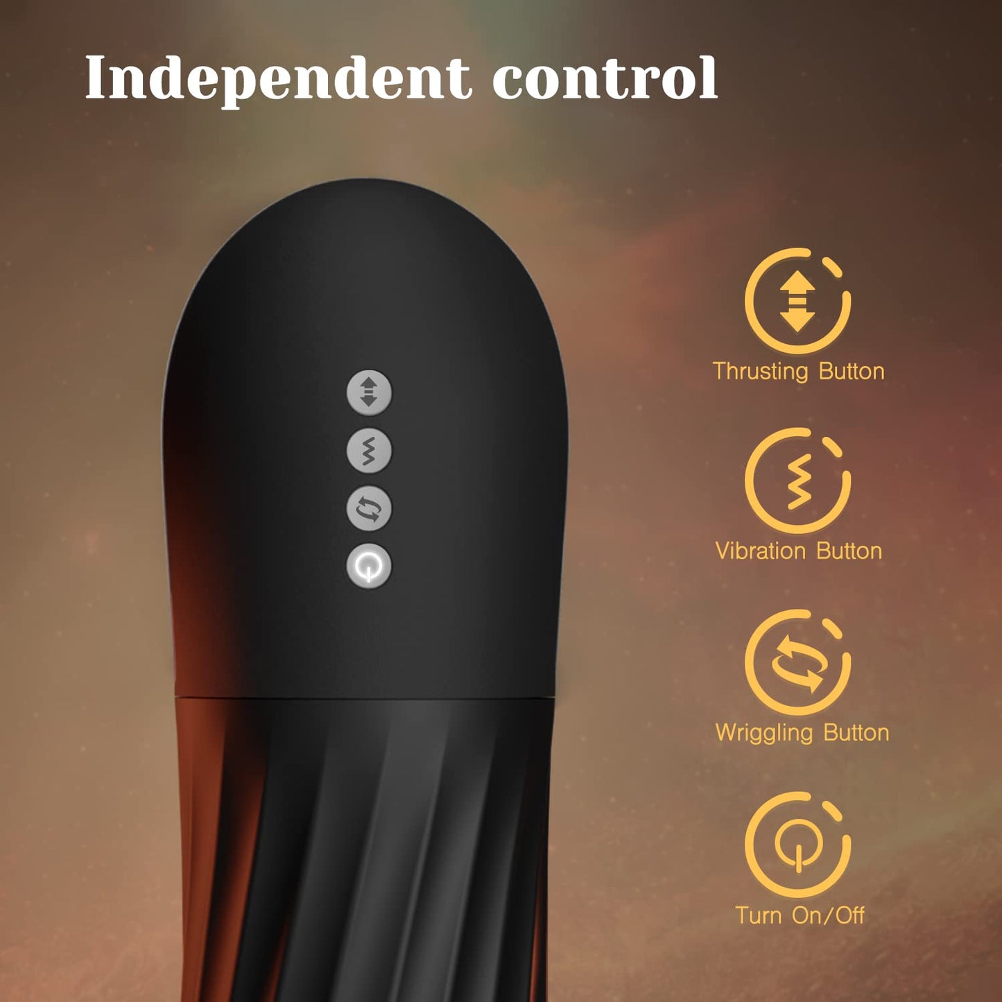 OC - Rocket 3d Realistic Textured Electric Stroker With 5 Thrusting Rotating Modes