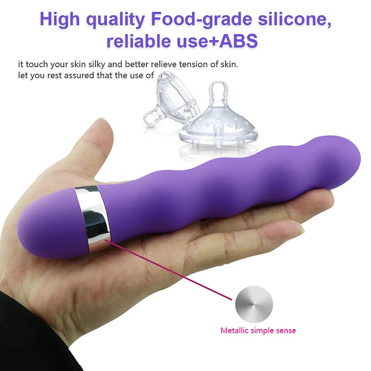 OC - Multi-speed G Spot Vagina Clitoris Anal Plug Dildo Vibrator